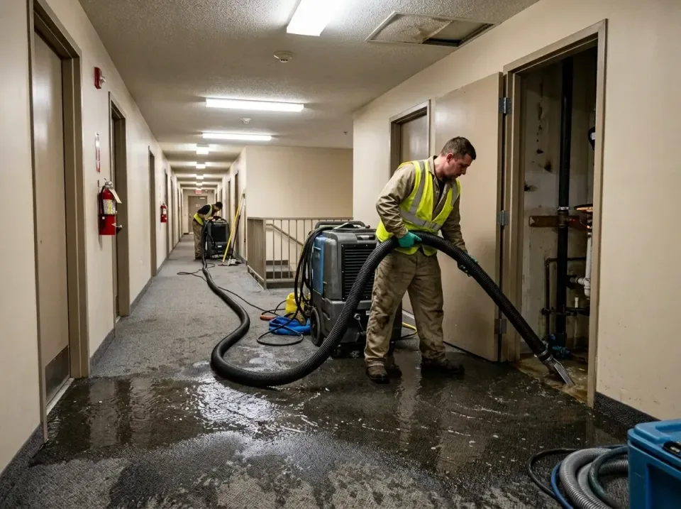 multi-unit-apartment-hallway-f-005 — frequently asked questions, Emergency Burst Pipe Water Extraction & Removal in Lealman,…